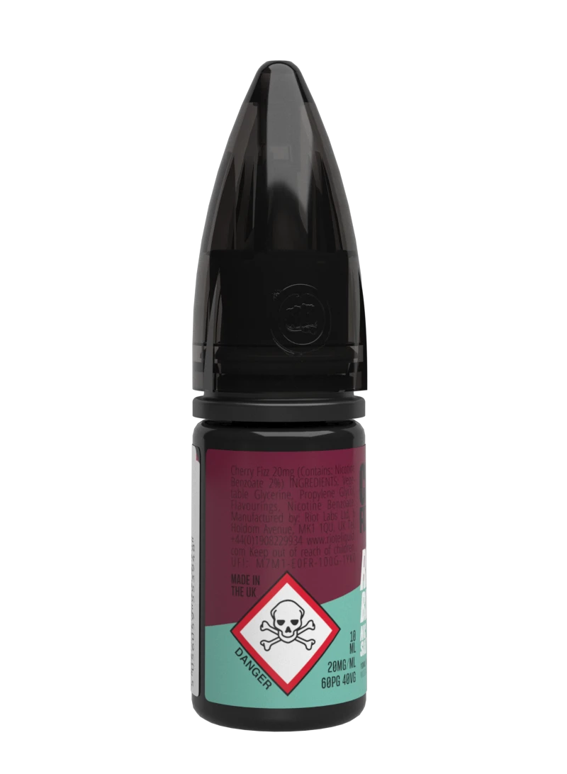 And Apple Cherry Fizzle Vape Juice By - 60ml Riot Squad